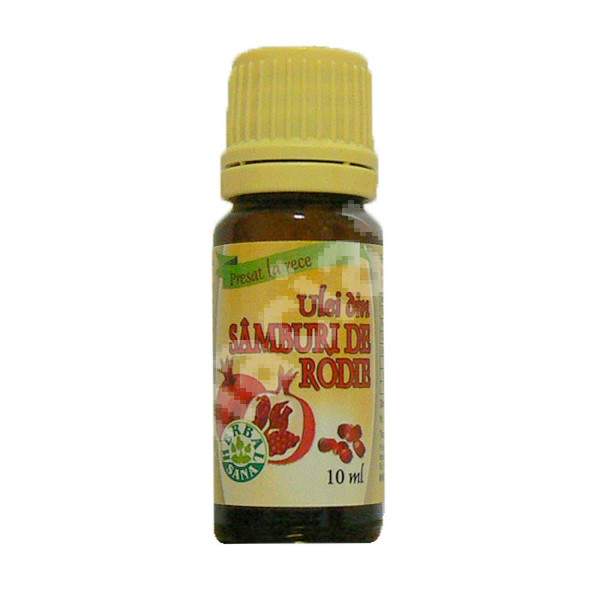 Ulei din samburi de Rodie, 10 ml, Herbavit