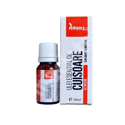 Ulei esential de Cuisoare uz intern, 10ml, Adams Vision