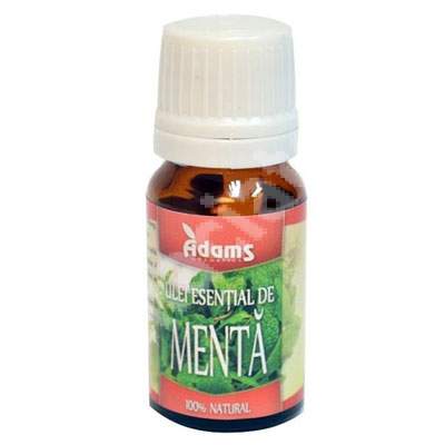 Ulei esential de Menta, 10 ml, Adams Vision