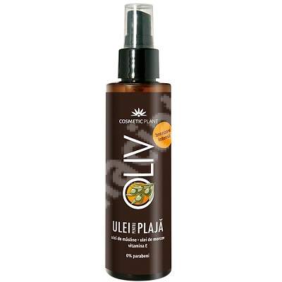 Ulei pentru plaja OLIV pentru bronzare intensa cu beta-caroten, vit. E si ulei de masline, 150 ml, Cosmetic Plant