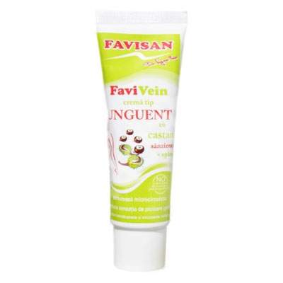 Unguent cu castan Favivein, 50 ml, Favisan