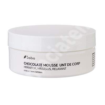 Unt de corp Chocolate Mousse, 100 ml, Sabio