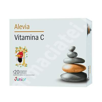 Vitamina C junior, 20 comprimate masticabile, Alevia