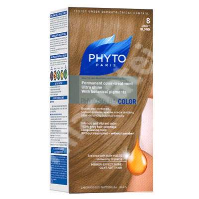 Vopsea Phytocolor, Nuanta 8 blond deschis, 40 ml, Phyto