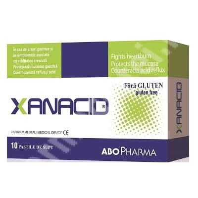 Xanacid, 10 comprimate, ABOPharma