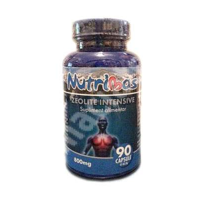 Zeolit Intensiv 800mg, 90 capsule, Nutrimas