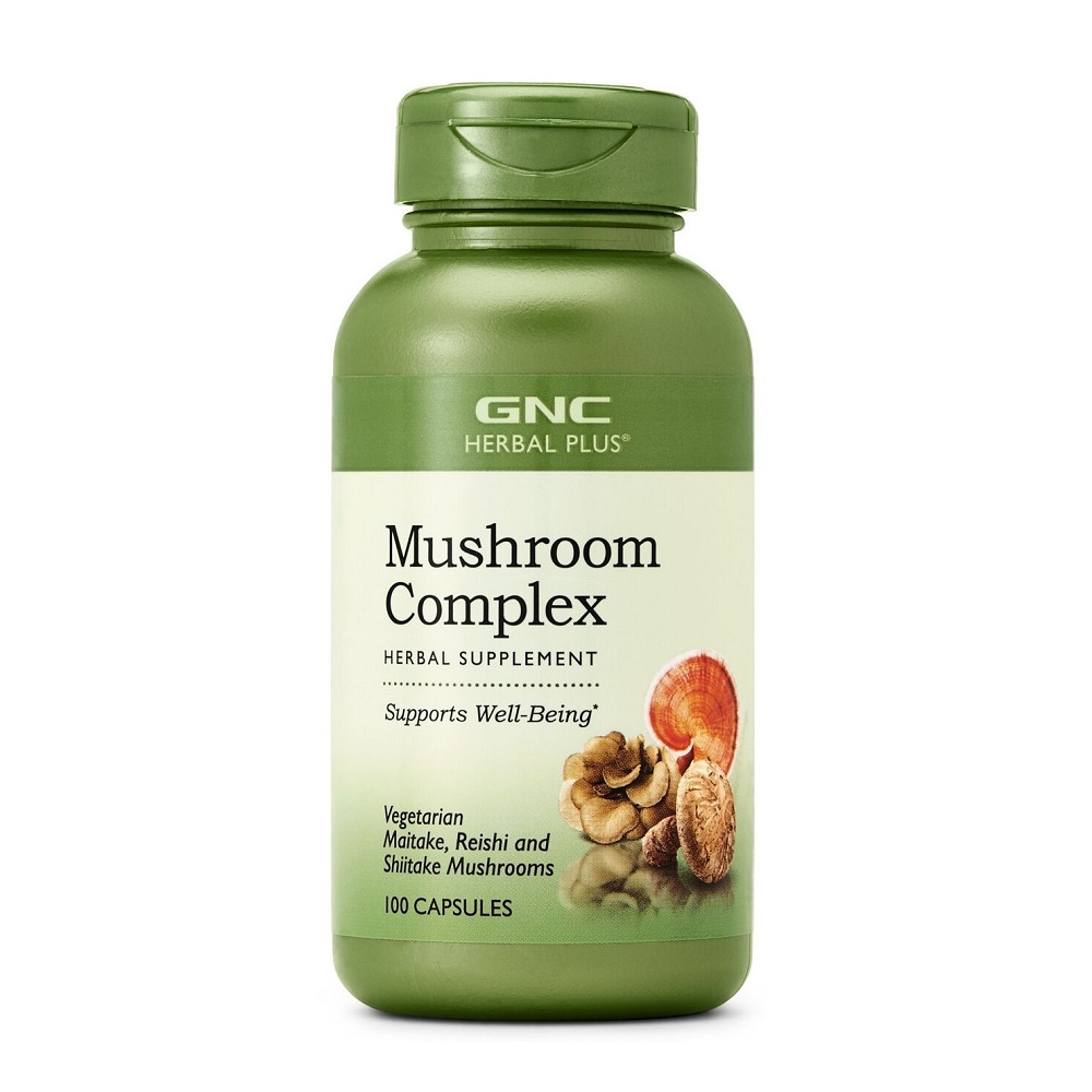 Complex de Ciuperci, Maitake, Reishi, Shiitake, 100 capsule, GNC