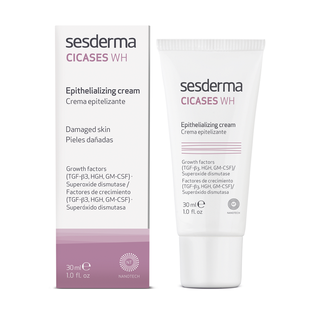 Crema epitelizanta Cicases WH, 30 ml, Sesderma