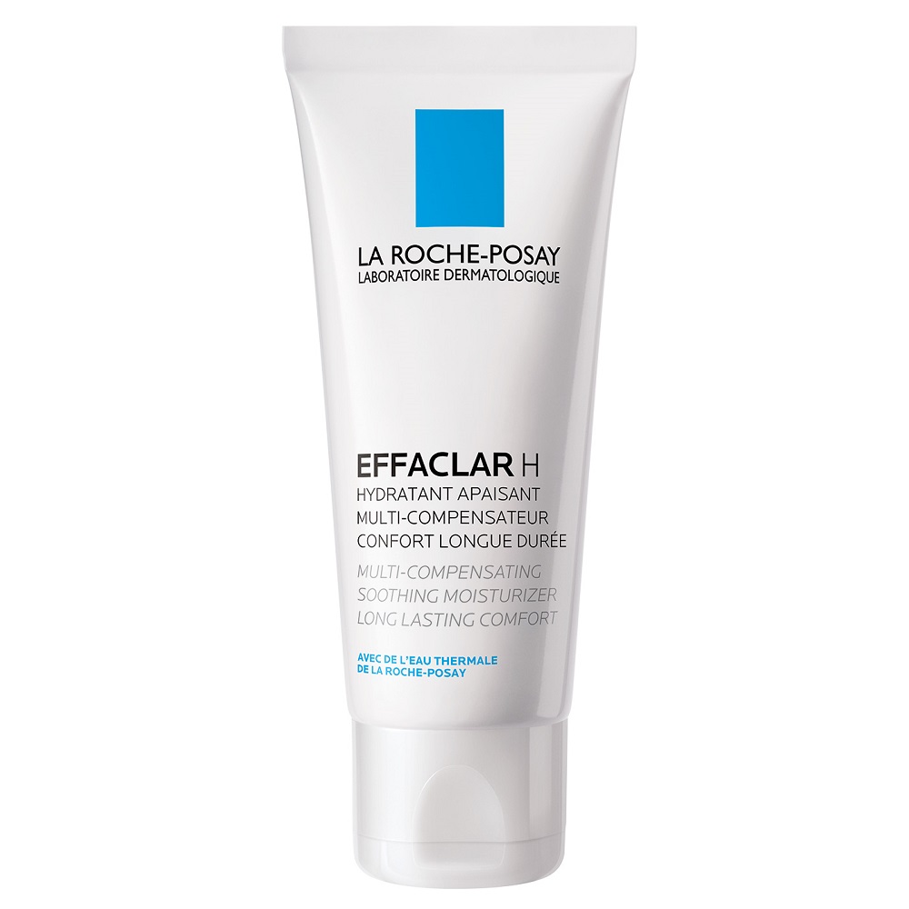 Crema hidratanta calmanta pentru tenul gras sensibilizat Effaclar H, 40 ml, La Roche-Posay