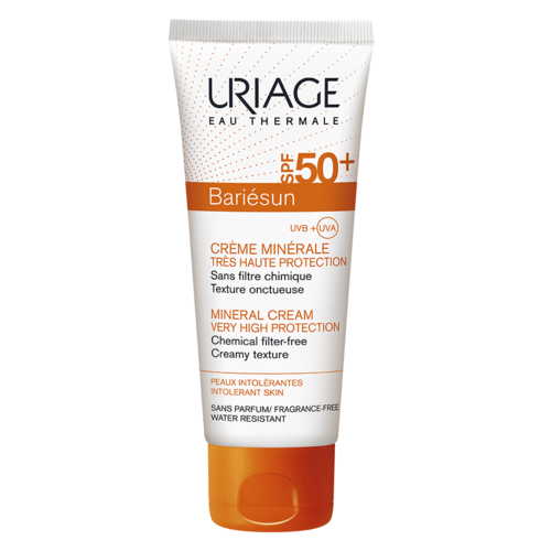 Crema minerala protectie solara SPF50+ Bariesun, 50 ml, Uriage