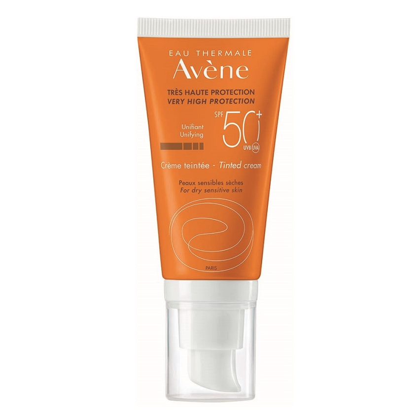 Crema nuantatoare pentru protectie solara SPF 50, 50 ml, Avene