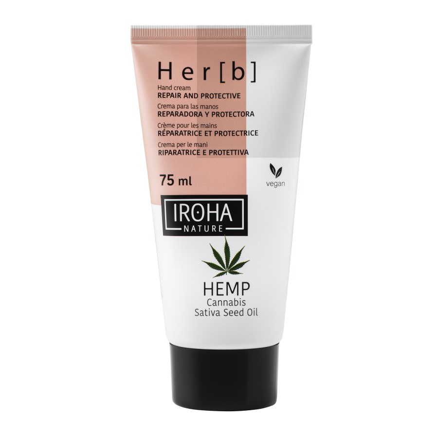 Crema reparatoare si protectoare pentru maini Herb, 75 ml, Iroha 