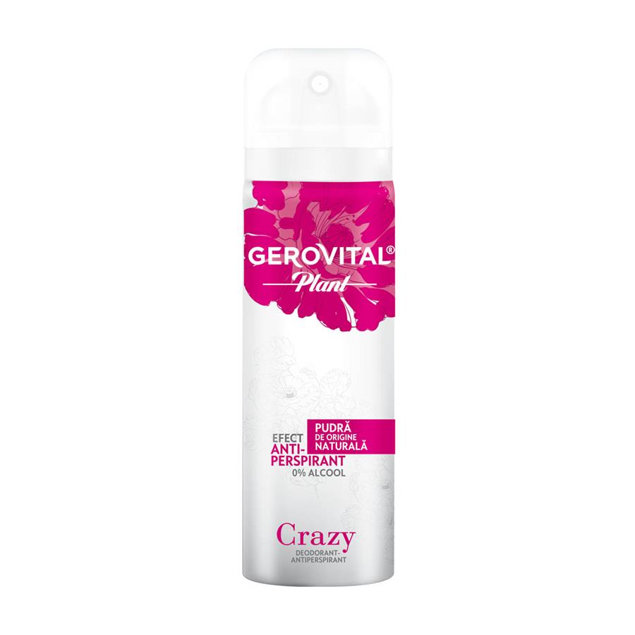 Deodorant antiperspirant Crazy Plant, 150 ml, Gerovital