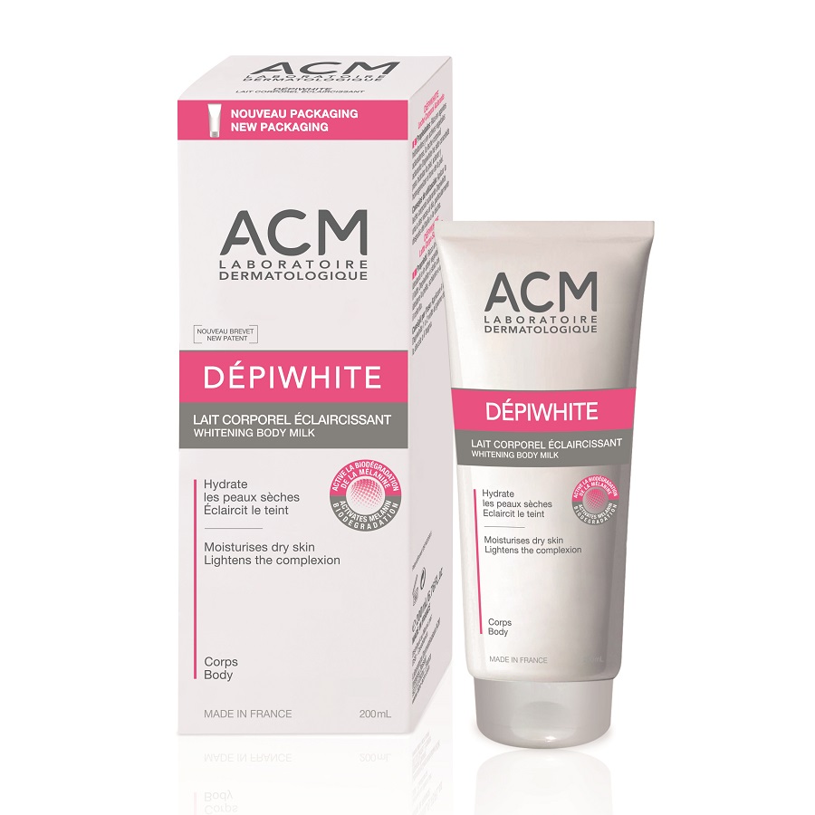 Lapte de corp cu efect de albire Depiwhite, 200 ml, Acm