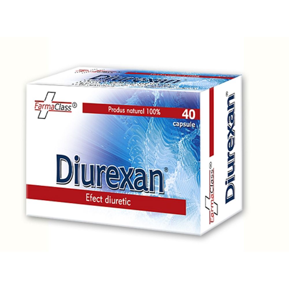 Diurexan, 40 capsule, FarmaClass