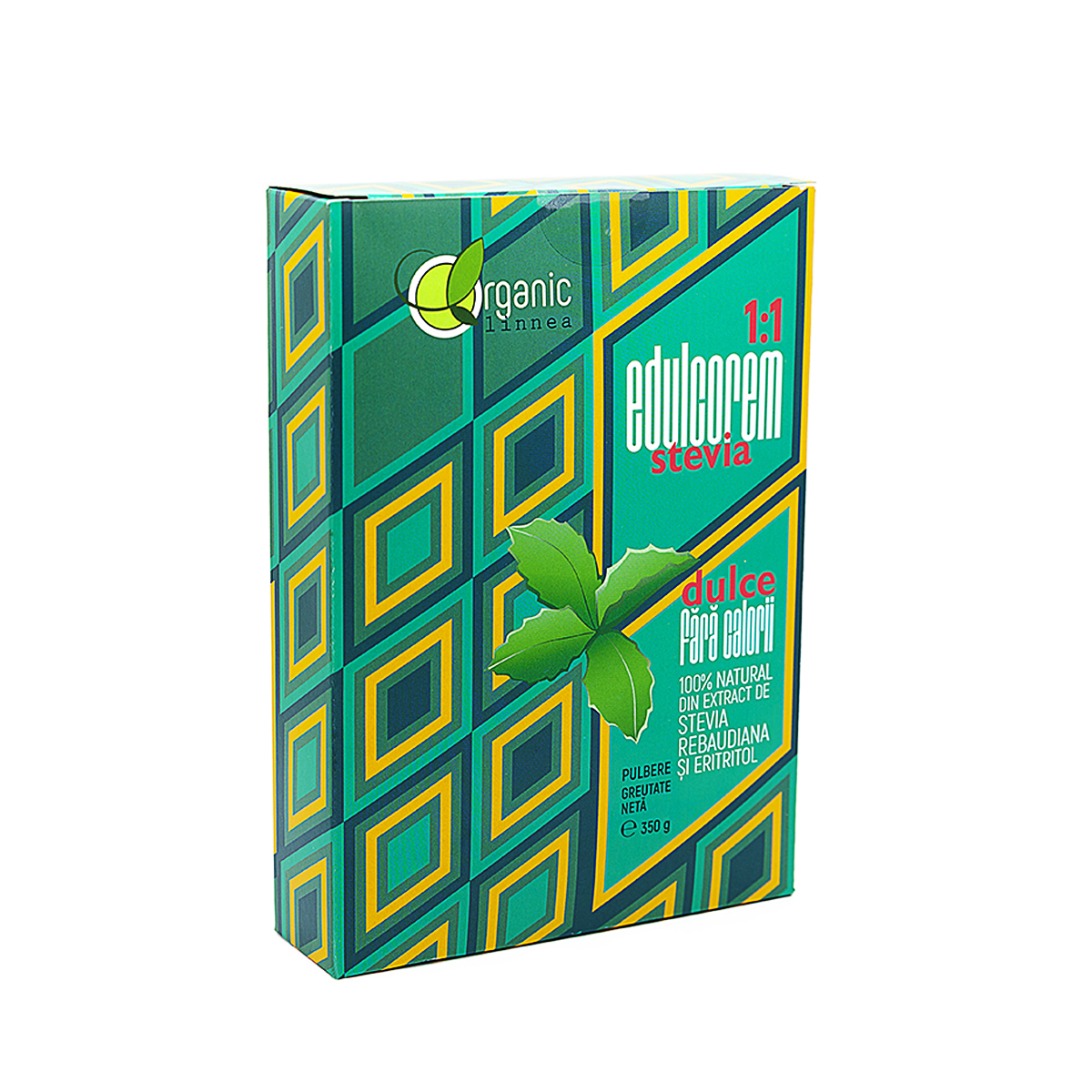 Edulcorem Stevia pulbere 1:1, 350g, Remedia