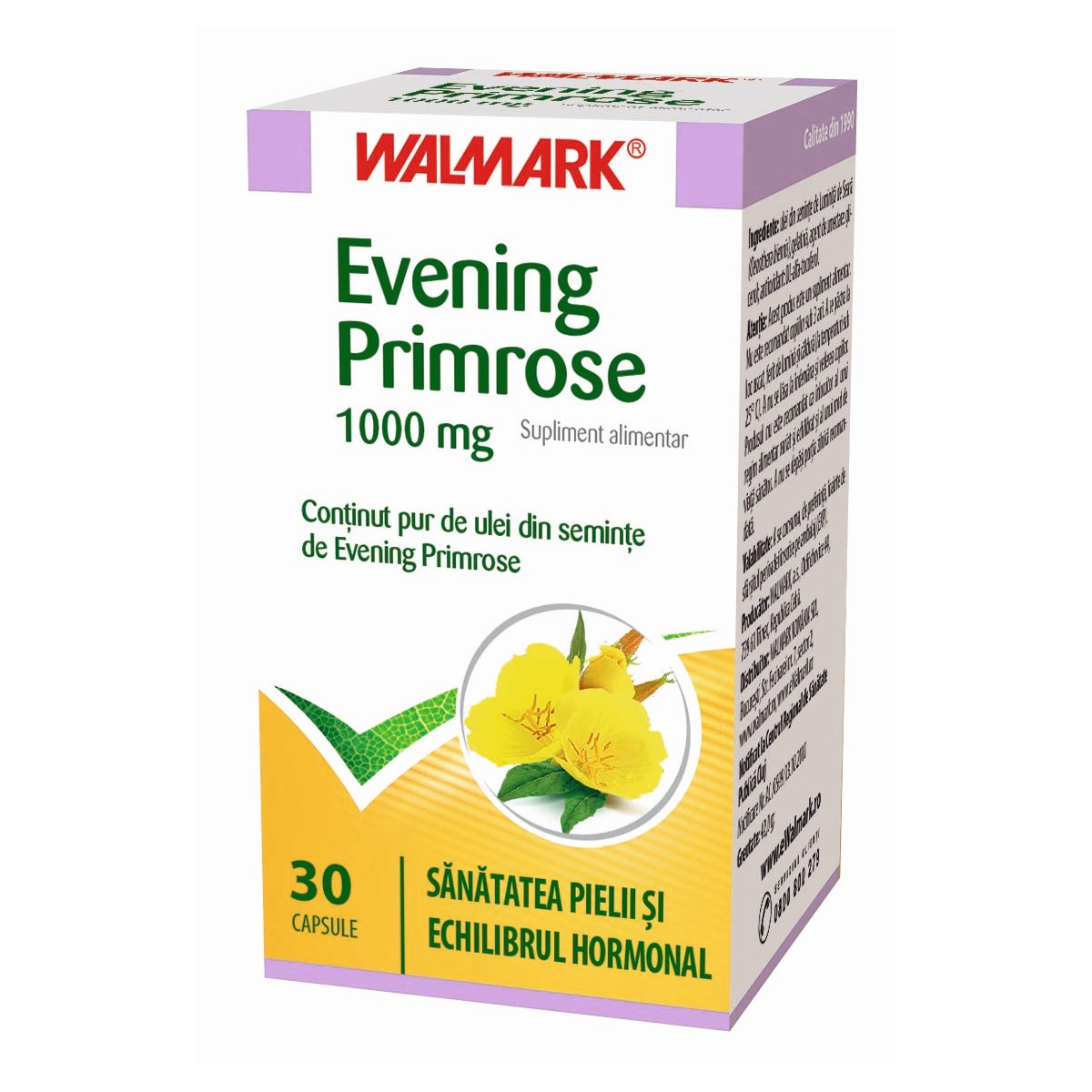 Evening Primrose 1000mg, 30 tablete, Walmark