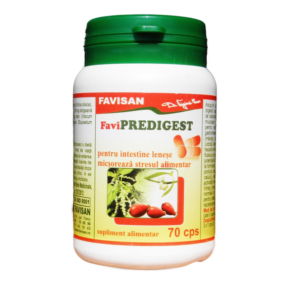 Favipredigest, 70 capsule, Favisan