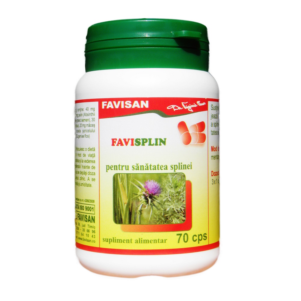 Favisplin, 70 capsule, Favisan 