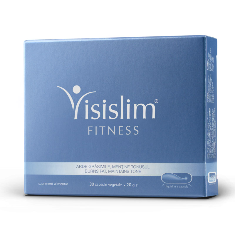 Capsule pentru arderea grasimilor si mentinerea tonusului Visislim Fitness, 30 capsule, Vitaslim