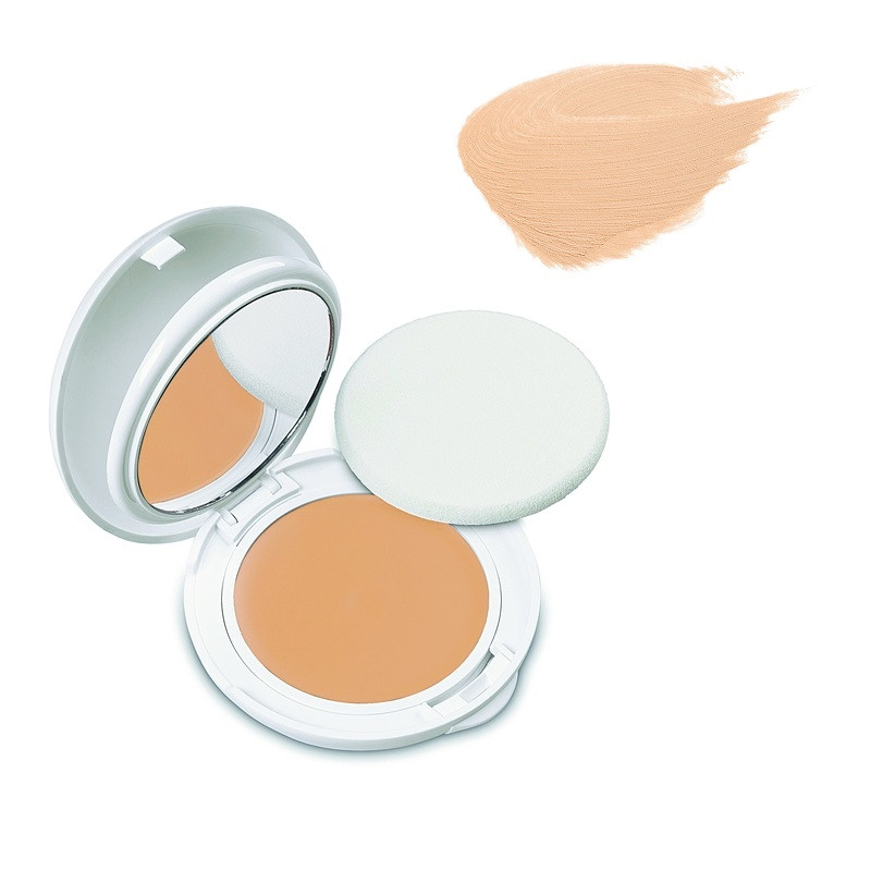 Fond de ten compact pentru ten normal-mixt cu SPF 30 Nuanta Beige 2.5 Couvrance, 10 g, Avene