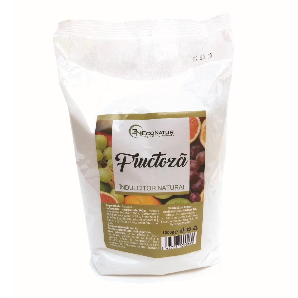 Fructoza, 1000 g, EcoNatur