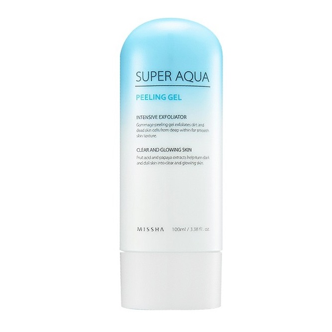 Gel peeling cu extract de papaya Super Aqua, 100 ml, Missha