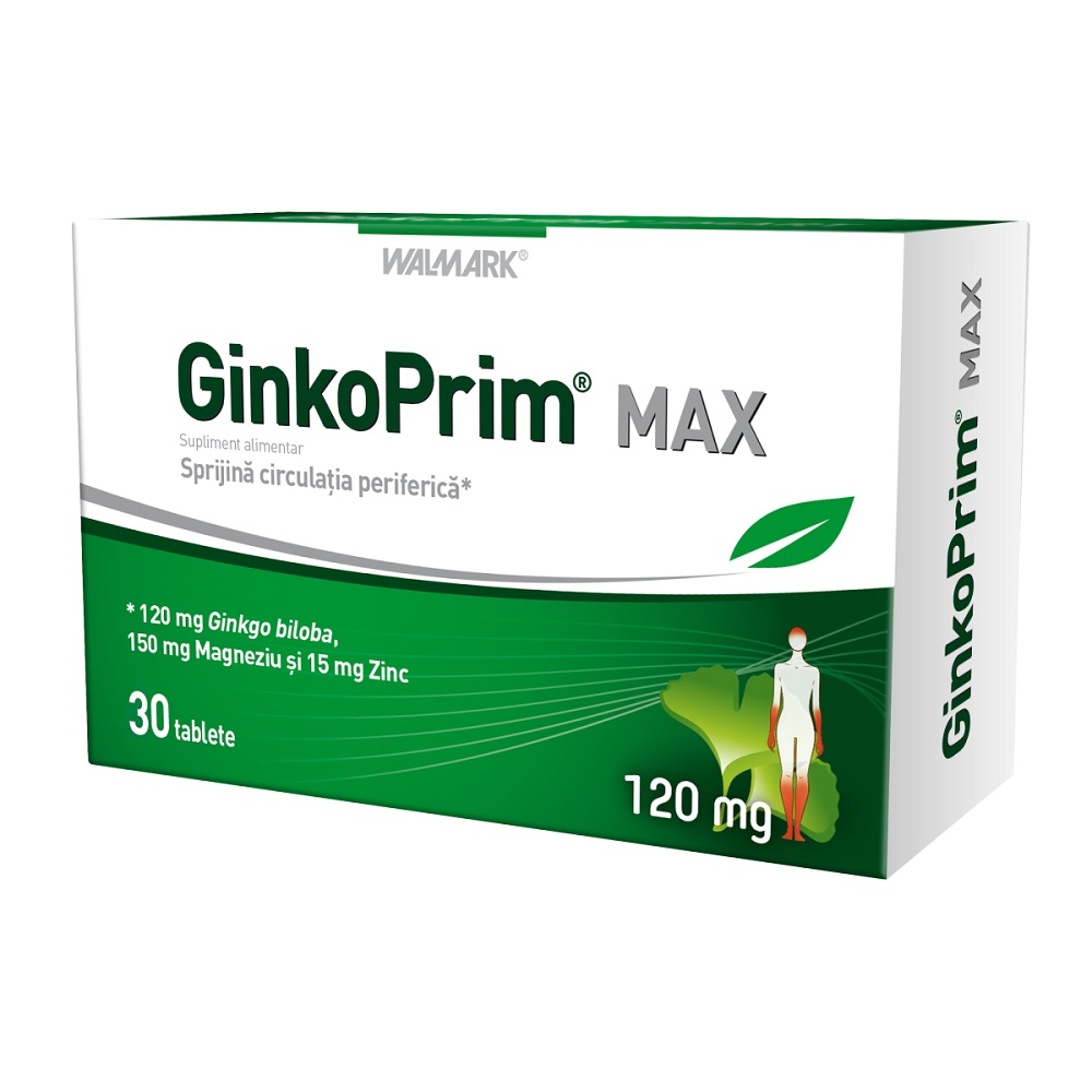 GinkoPrim Max 120mg, 30 tablete, Walmark