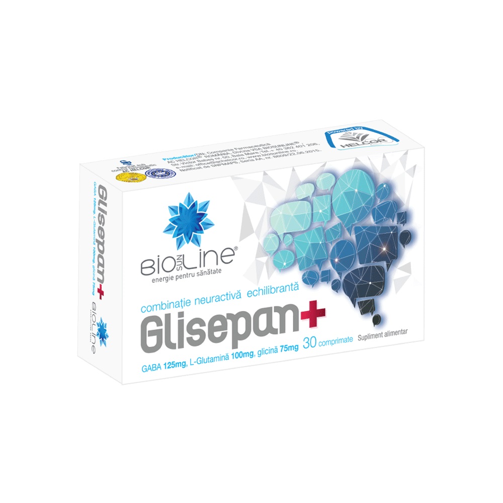 Glisepan+, 30 comprimate, Helcor