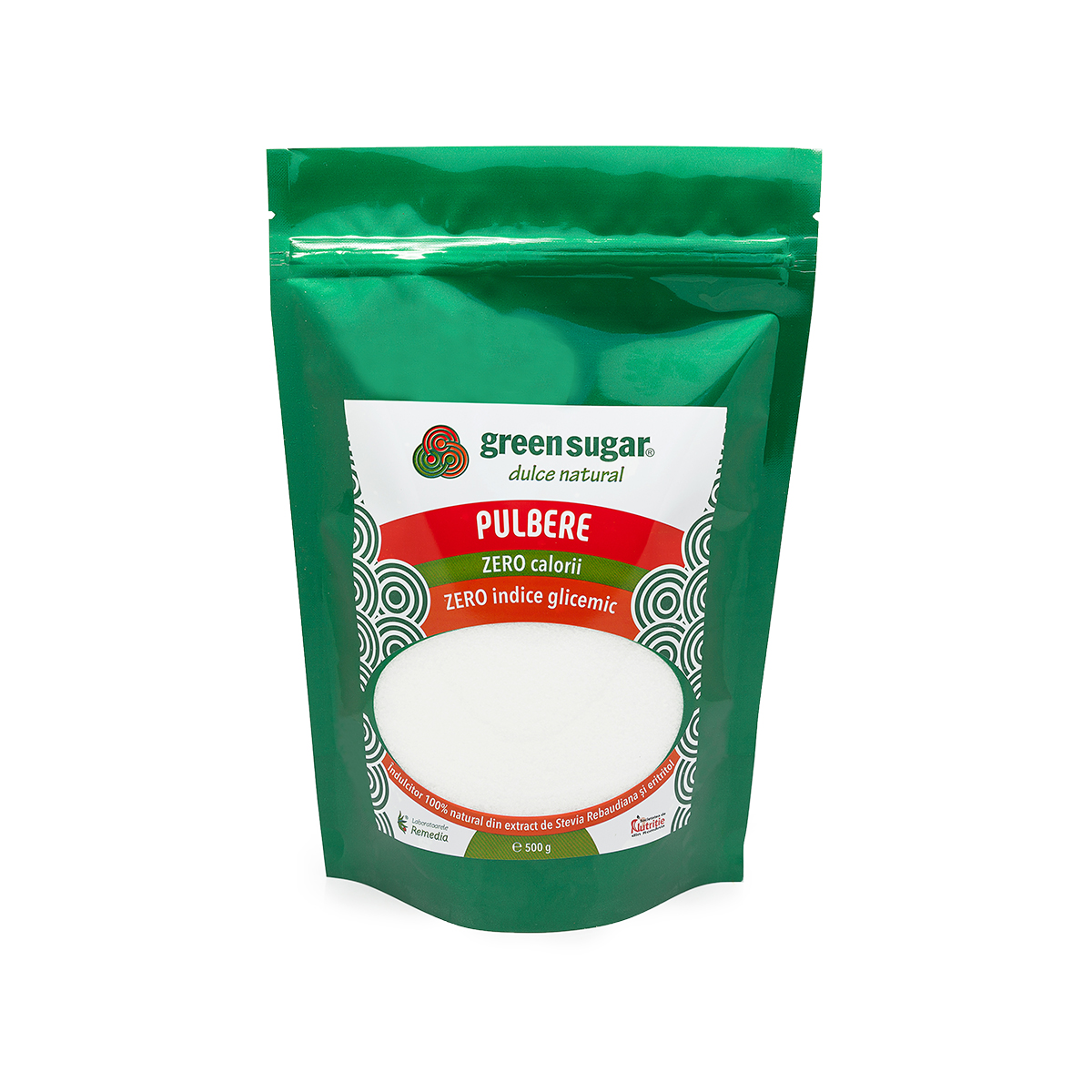 Indulcitor pulbere Green Sugar, 500g, Remedia