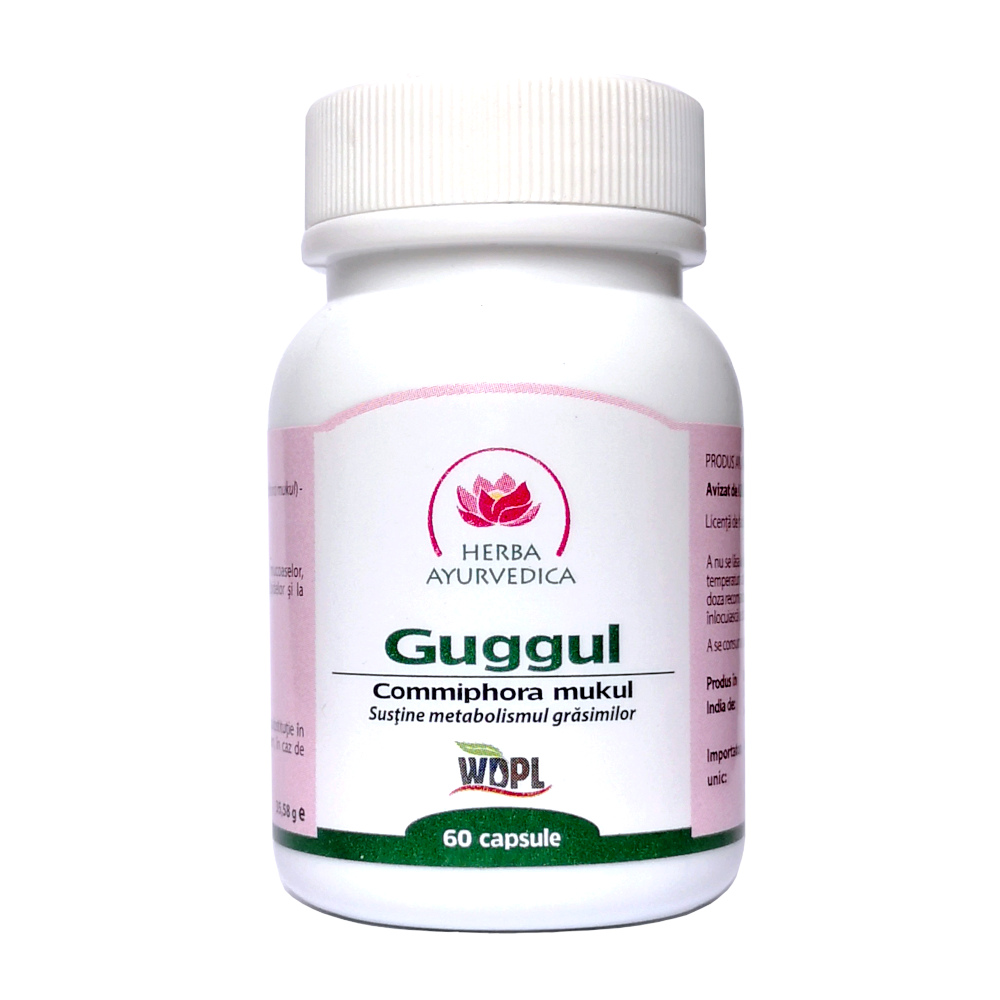 Guggul, 60 capsule, Herba Ayurvedica