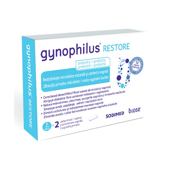 Gynophilus Restore, 2 comprimate, Biose