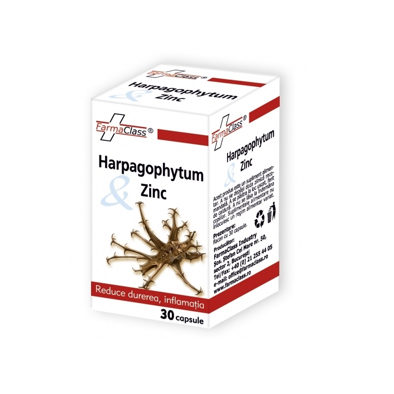 Harpagophytum & Zinc, 30 capsule, FarmaClass