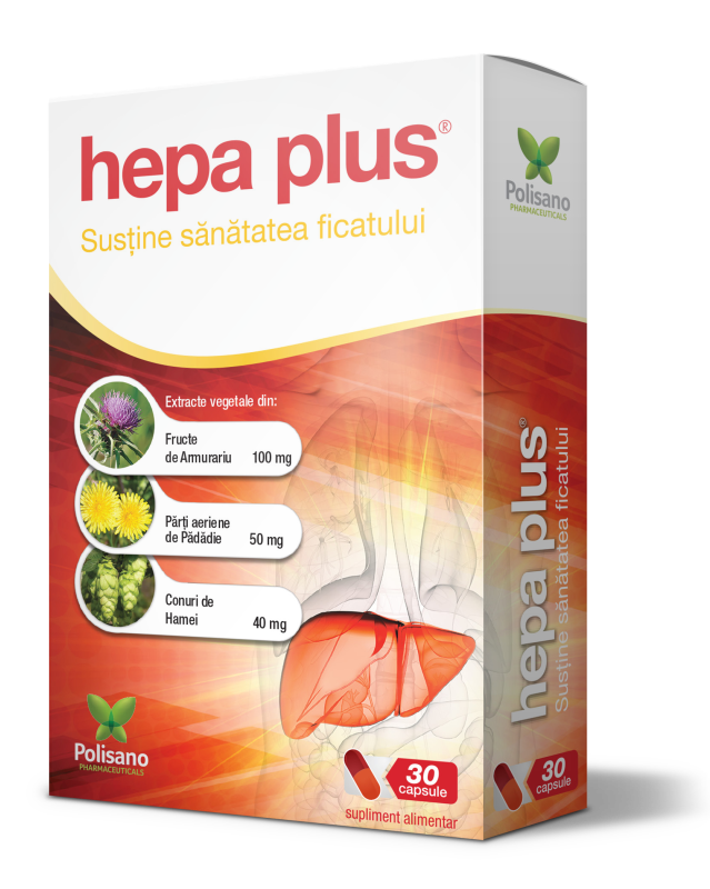 Hepa Plus, 30 capsule, Polisano