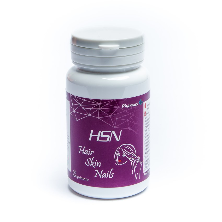 Suplimente pentru par HSN Biotin, 30 comprimate, Pharmex