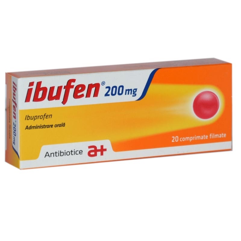 Ibufen, 200 mg, 20 comprimate filmate, Antibiotice SA