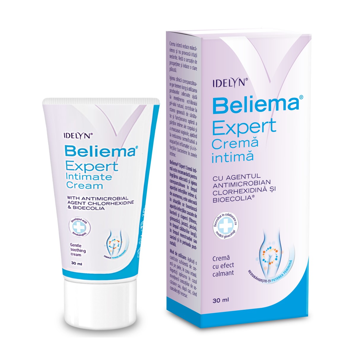 Crema intima Idelyn Beliema Expert, 30 ml, Walmark