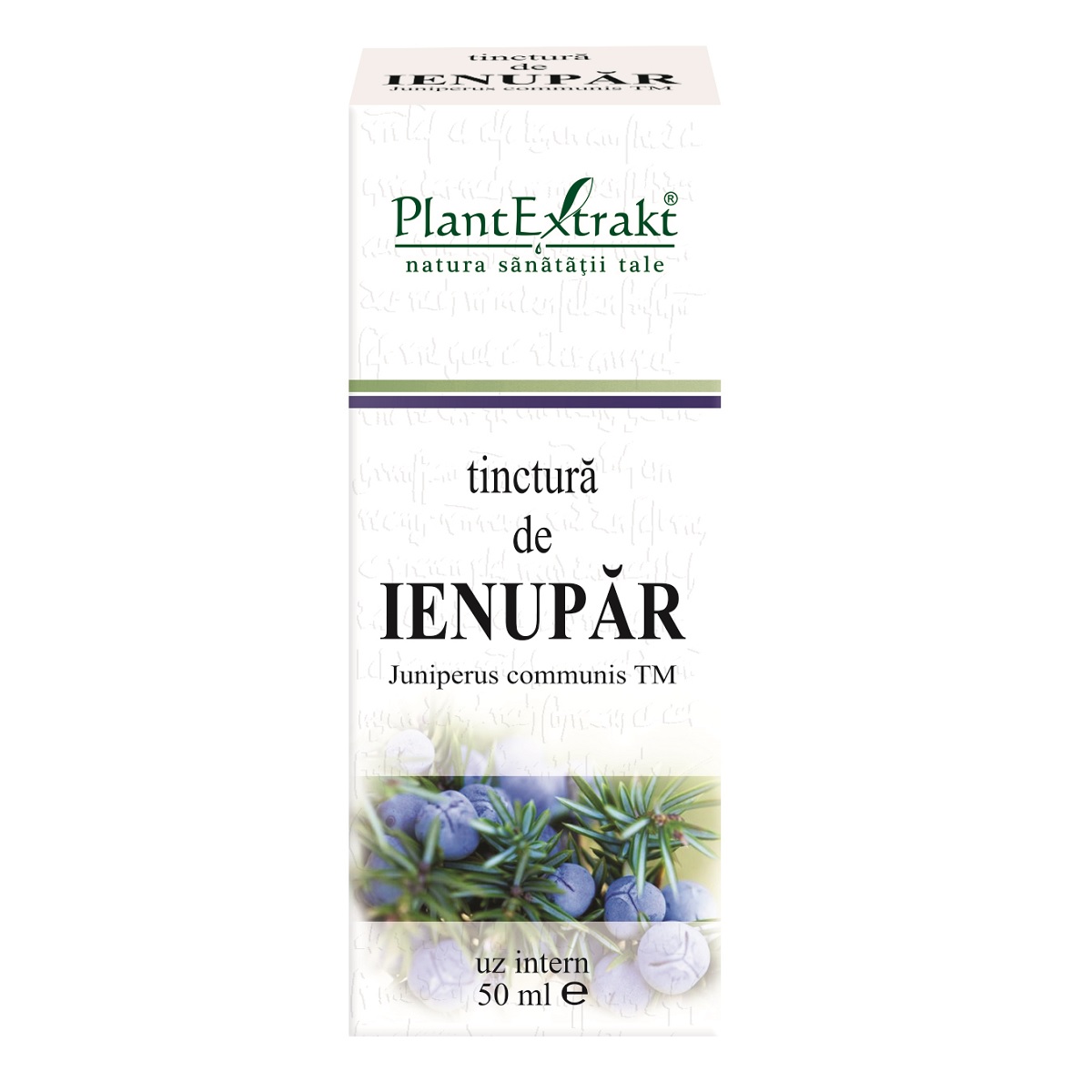 Tinctura de Ienupar, 50 ml, Plant Extrakt