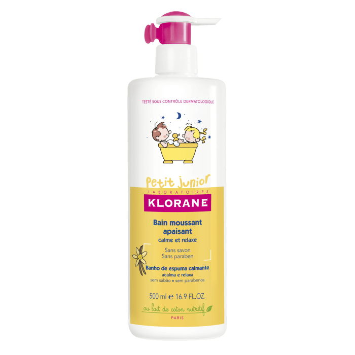 Spumant calmant cu aroma de vanilie, 500 ml, Klorane Junior