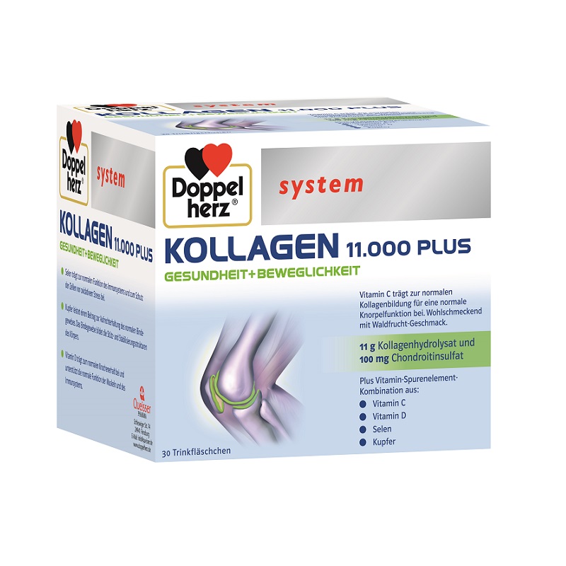 Kollagen 11.000 Plus, 30 flacoane unidoza, Doppelherz