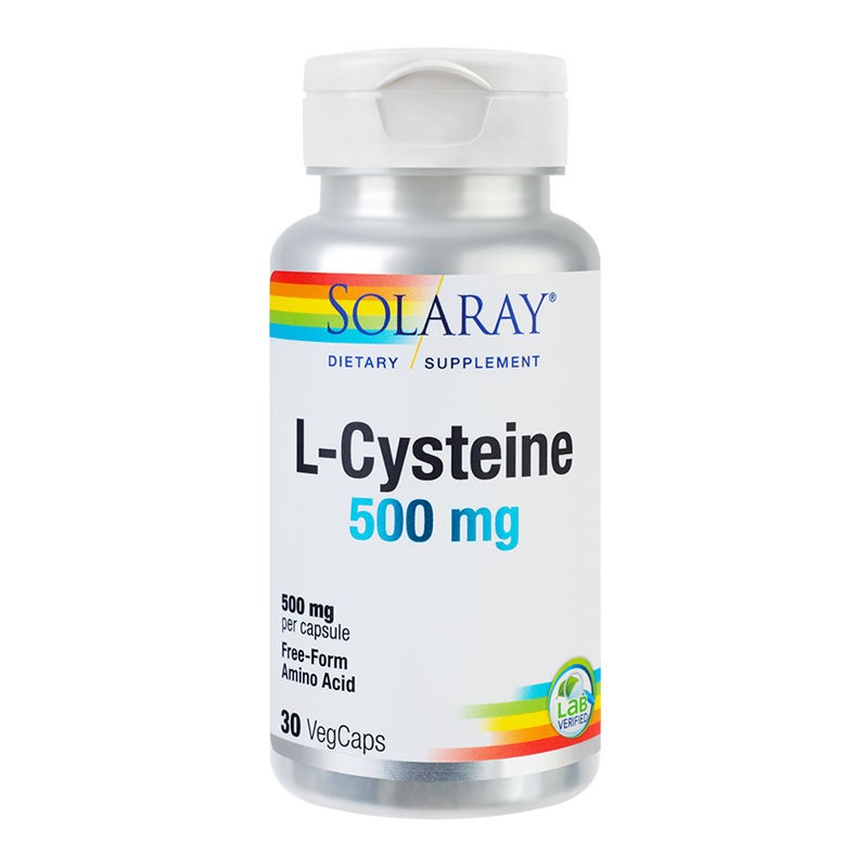 L-Cysteine 500mg Solaray, 30 capsule, Secom