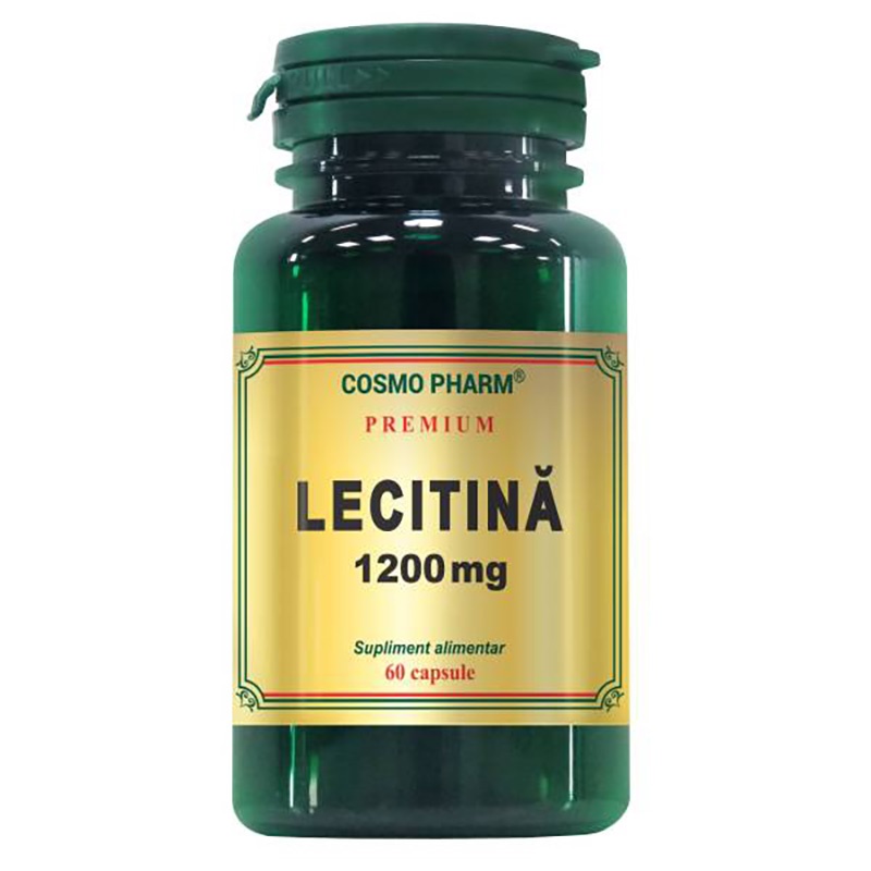 Premium Lecitina 1200 mg, 60 capsule, Cosmopharm