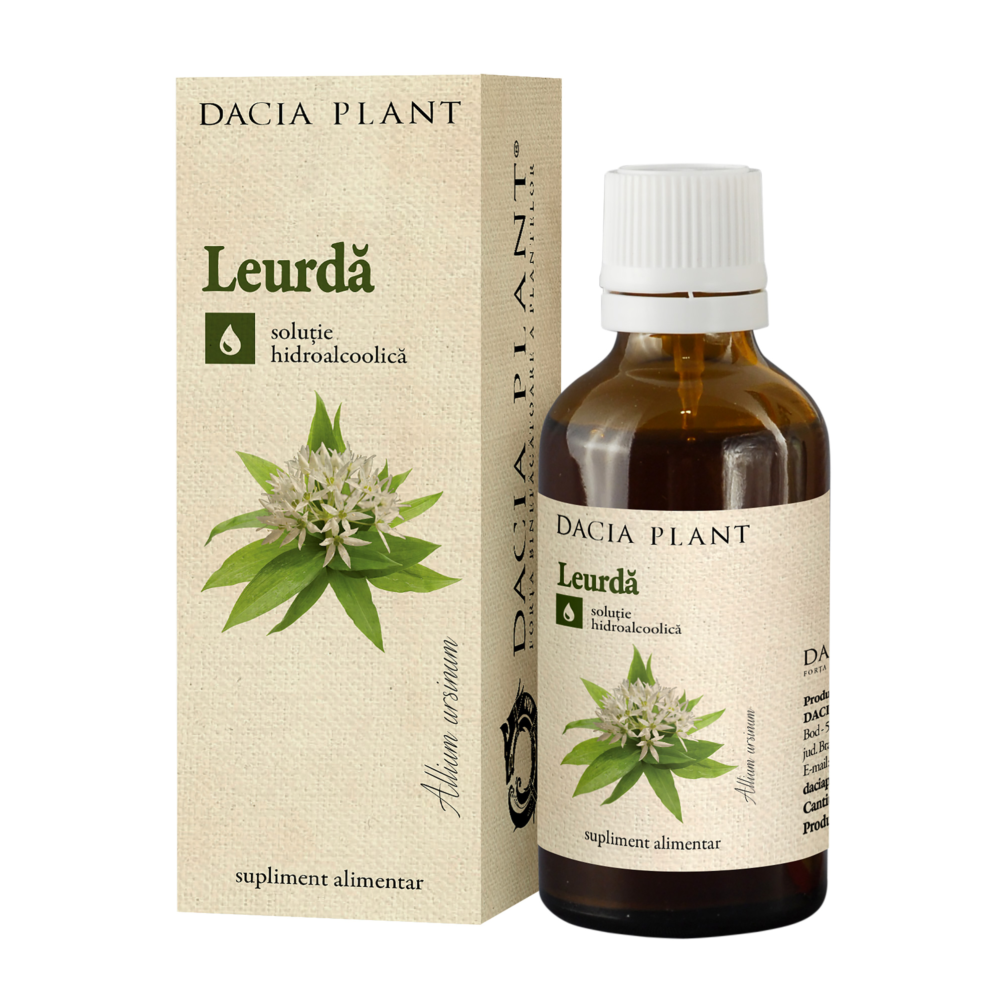 Tinctura de Leurda, 50 ml, Dacia Plant