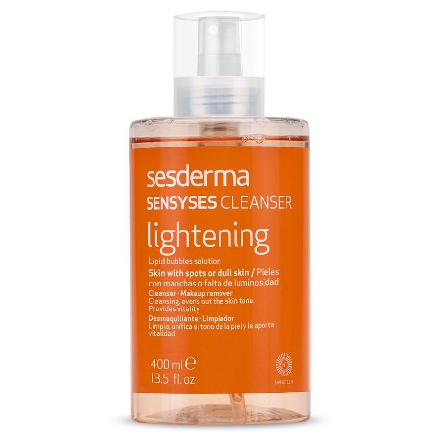 Lotiune pentru curatarea tenului patat sau lipsit de luminozitate Sensyses, 400 ml, Sesderma