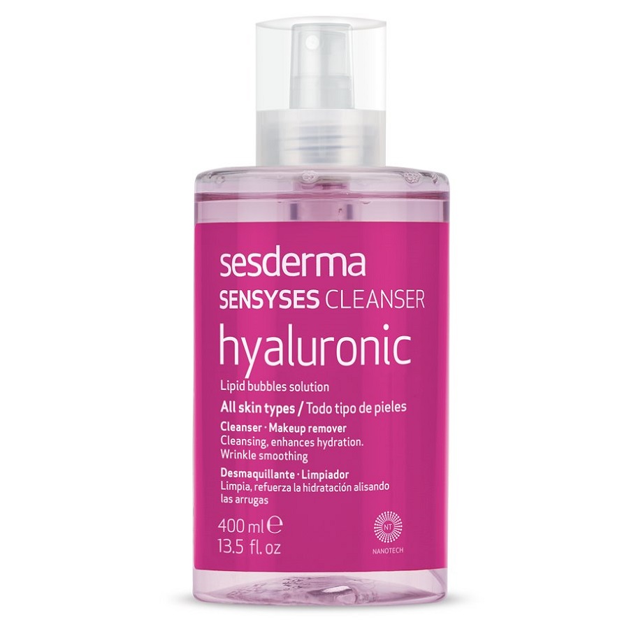 Lotiune pentru curatarea tenului Sesnyses Hyaluronic, 400 ml, Sesderma