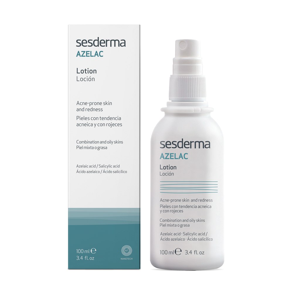 Lotiune pentru fata, scalp si corp Azelac, 100 ml, Sesderma