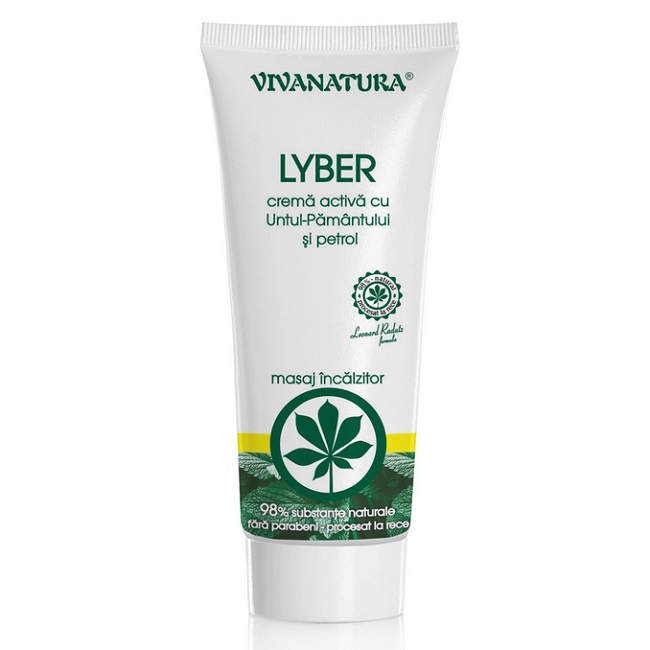 Crema activa cu Untul-Pamantului si petrol Lyber, 75 ml, Vivanatura