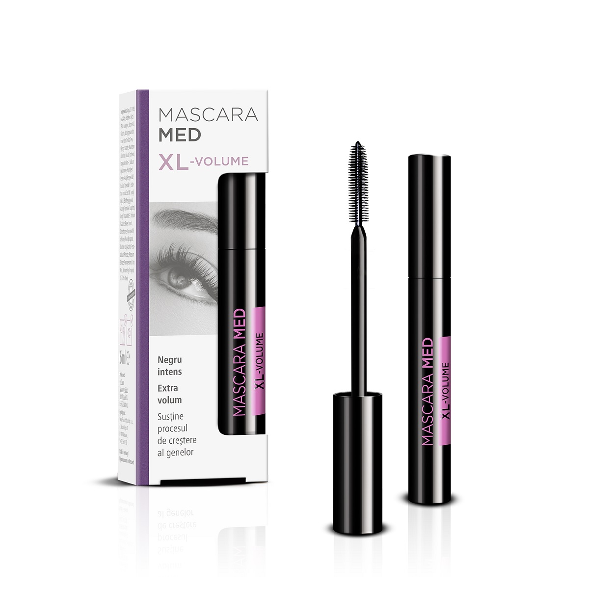 Mascara Med XL-Volume, 6 ml, Zdrovit