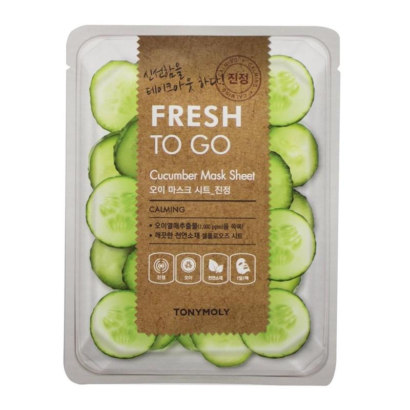 Masca calmanta cu Castravete Fresh to Go, 20 g, TonyMoly