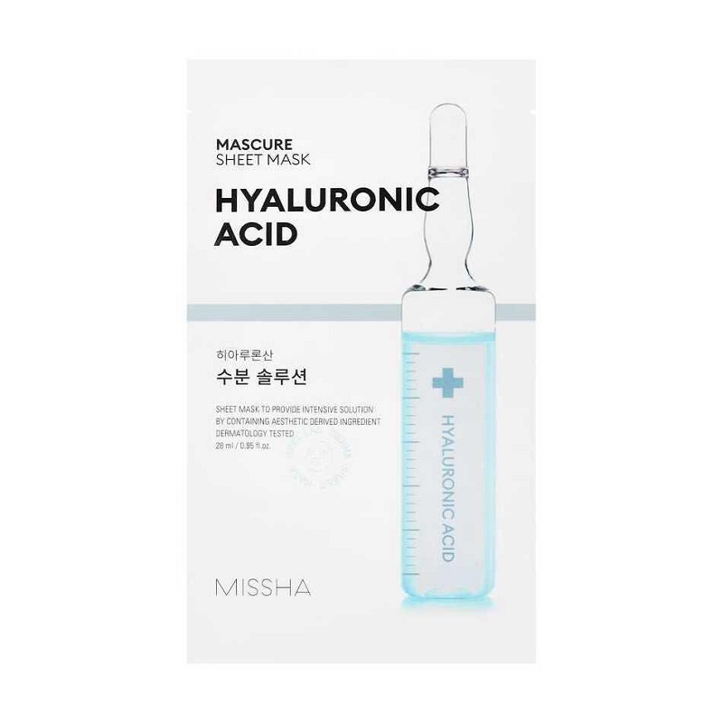 Masca hidratanta cu acid hialuronic, 28 ml, Missha